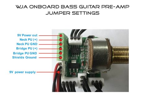 WJA Onboard Bass Guitar Pre-Amp - Image 5