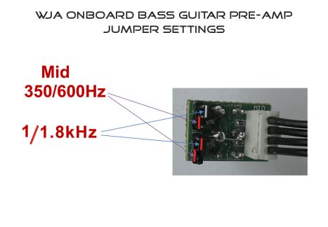 WJA Onboard Bass Guitar Pre-Amp - Image 7